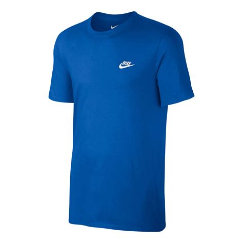 nike t-shirt herren blau weiß|Nike T.